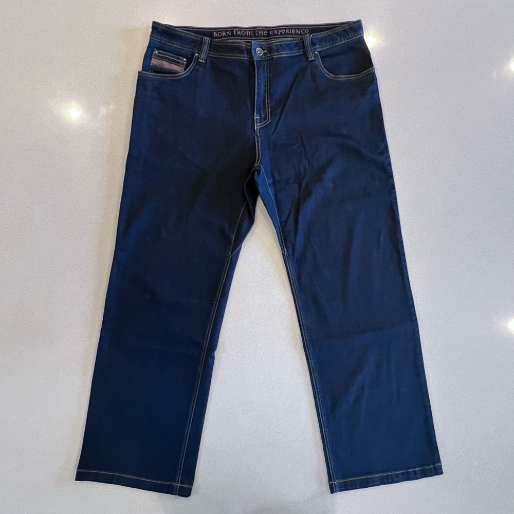 Prana Men’s Dark Blue Straight Jeans 40Wx32L
